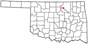 Location of Ralston, Oklahoma
