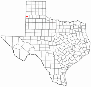 Location of Bovina, Texas