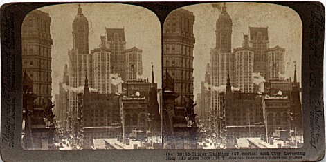 Stereo card view of , c. 