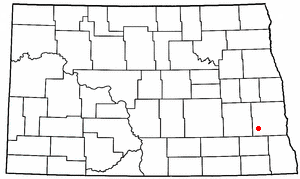 Location of Alice, North Dakota