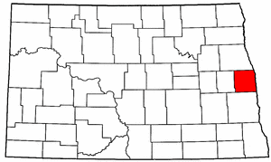 Image:Map of North Dakota highlighting Traill County.png