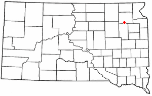 Location of Lily, South Dakota