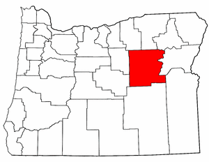 Image:Map of Oregon highlighting Grant County.png