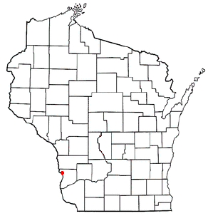 Location of Ferryville, Wisconsin