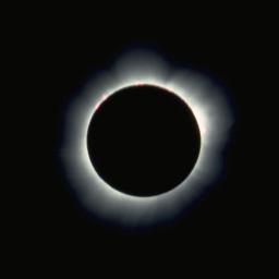 Photo taken by John Walker during the   eclipse