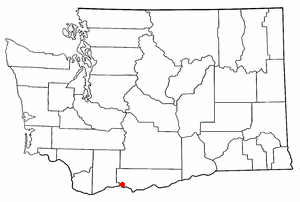 Location of White Salmon, Washington