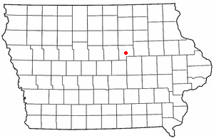 Location of Grundy Center, Iowa