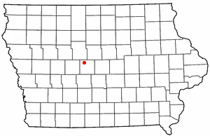 Location of Pilot Mound, Iowa