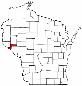 Image:Map of Wisconsin highlighting Pepin County.png