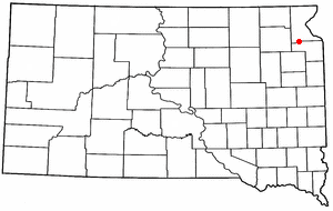 Location of Summit, South Dakota