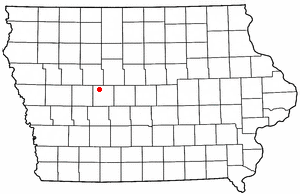 Location of Churdan, Iowa