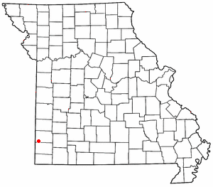 Location of Joplin, Missouri