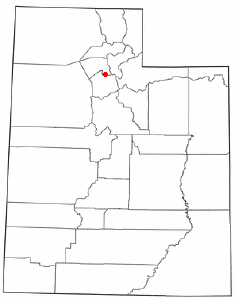 Location of North Salt Lake, Utah