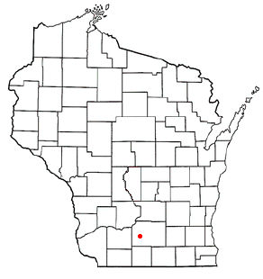 Location of Springdale, Wisconsin