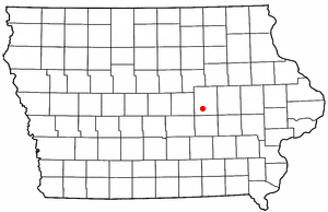 Location of Tama, Iowa