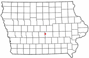 Location of Valeria, Iowa