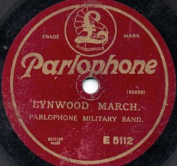 Image of early Parlophone Record label