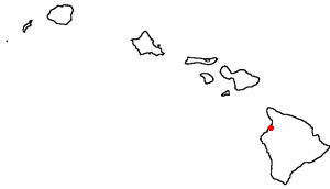 Location of Waikoloa Village, Hawaii