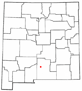 Location of Boles Acres, New Mexico