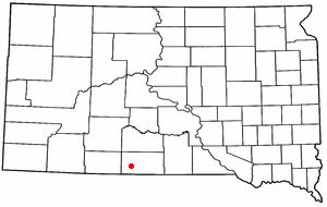 Location of Spring Creek, South Dakota