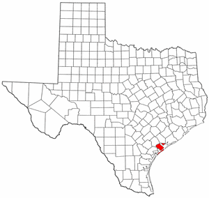 Image:Map of Texas highlighting Calhoun County.png