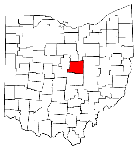 Image:Map of Ohio highlighting Knox County.png