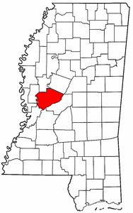 Image:Map of Mississippi highlighting Yazoo County.png
