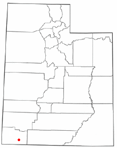 Location of Hurricane, Utah