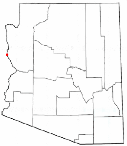 Location of Willow Valley, Arizona