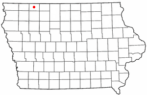 Location of Okoboji, Iowa