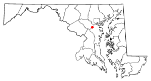 Location of Jessup, Maryland