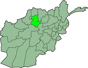 Map showing Sar-e Pol province in Afghanistan