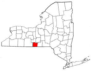 Image:Map of New York highlighting Chemung County.png