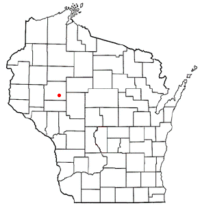 Location of Cadott, Wisconsin