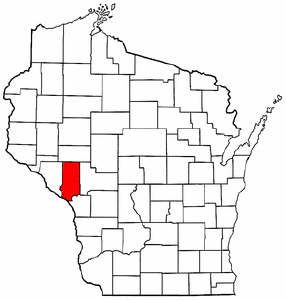 Image:Map of Wisconsin highlighting Trempealeau County.png
