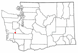 Location of Chehalis Village, Washington