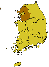 Location of Gyeonggi