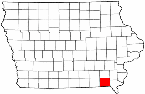 Image:Map of Iowa highlighting Van Buren County.png