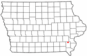 Location of Olds, Iowa