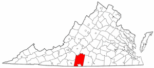 Image:Map of Virginia highlighting Pittsylvania County.png