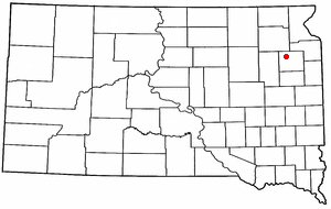 Location of Florence, South Dakota