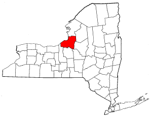 Image:Map of New York highlighting Oswego County.png
