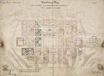 Fortress plan, 1869
