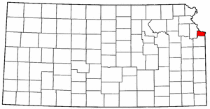 Image:Map of Kansas highlighting Wyandotte County.png