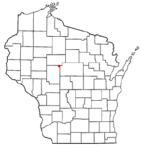 Location of Dorchester, Wisconsin