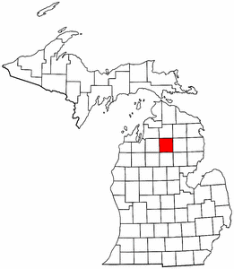 Image:Map of Michigan highlighting Crawford County.png