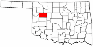 Image:Map of Oklahoma highlighting Dewey County.png