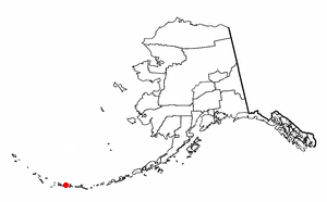 Location of Adak, Alaska