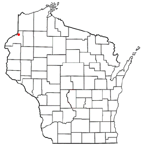 Location of Swiss, Wisconsin