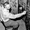 Clyde Cowan conducting the neutrino experiment, (circa 1956)